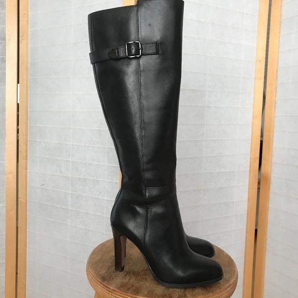 leather knee high boots sale